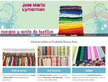 Tablet Screenshot of cymermantelas.com